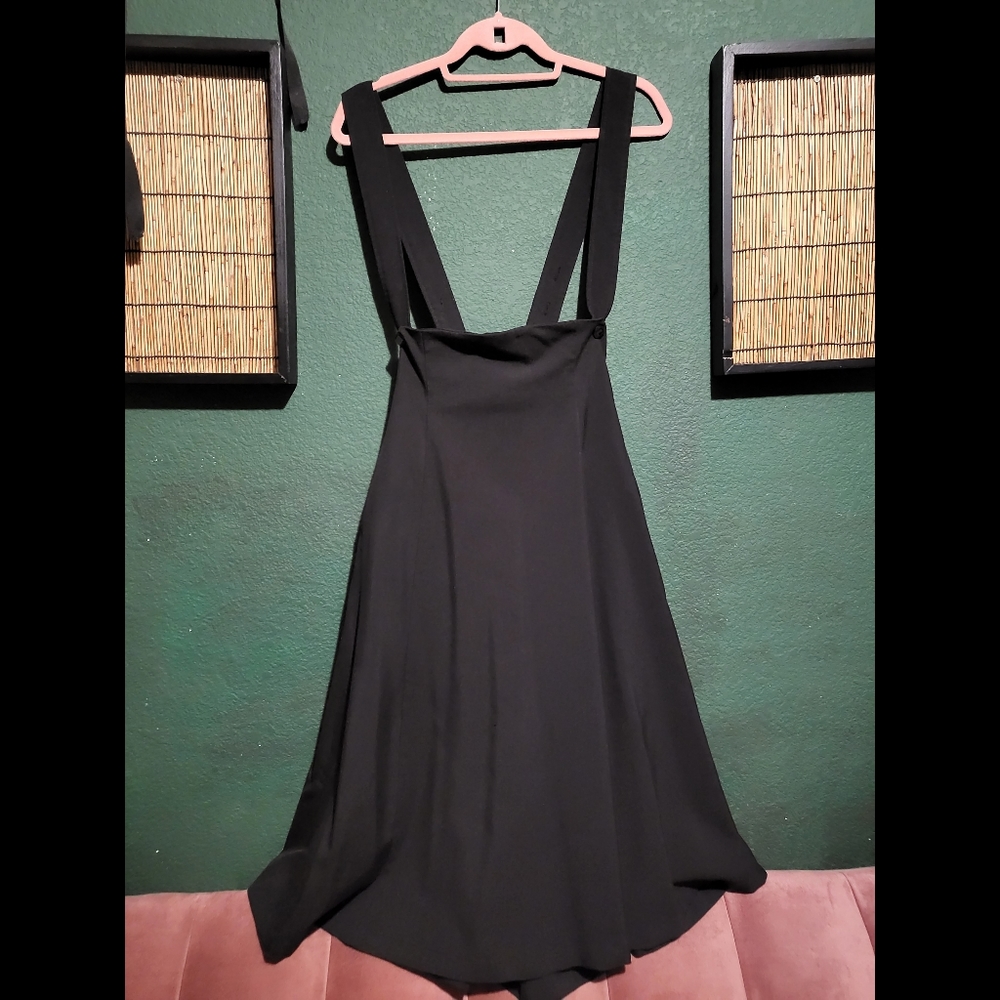 2XL Black suspender skirt Tatyana